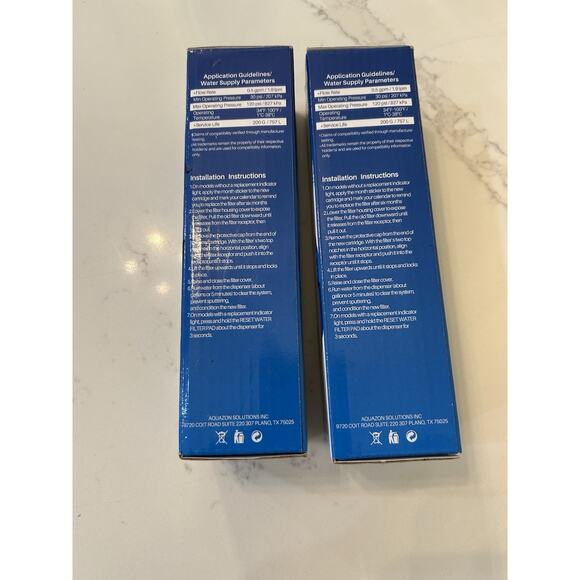Lot Of 2 PurePlus Refrigerator Water Filter PP-RWF1200A 200 Gallon LG Compliant - Picture 5 of 7